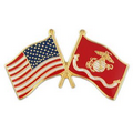 U.S. and Marines Flag Pin